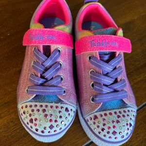 Girls Sketchers twinkle toes shoes
